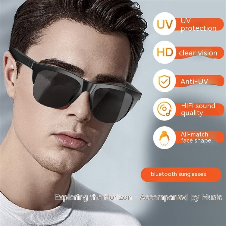 Wireless Touch Bluetooth Headset Smart Sun Glasses