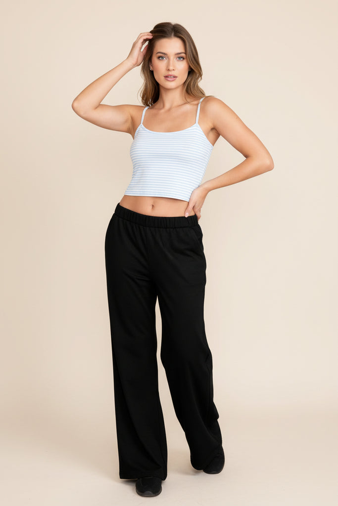 Womens High-waisted Straight-leg Jogger Pants Trendy And Stylish