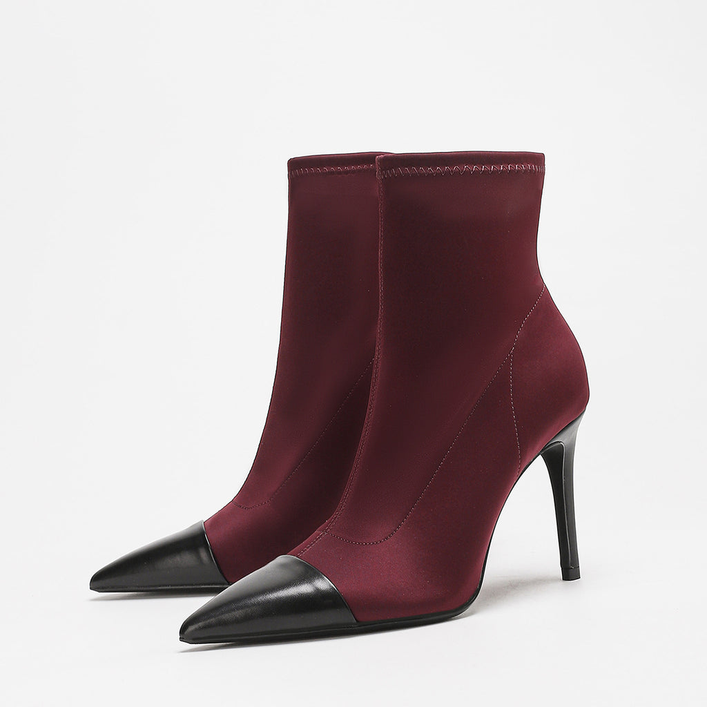 Women's Square-Toe Elastic-Panel Ankle Boots - Coalboyz product image 3