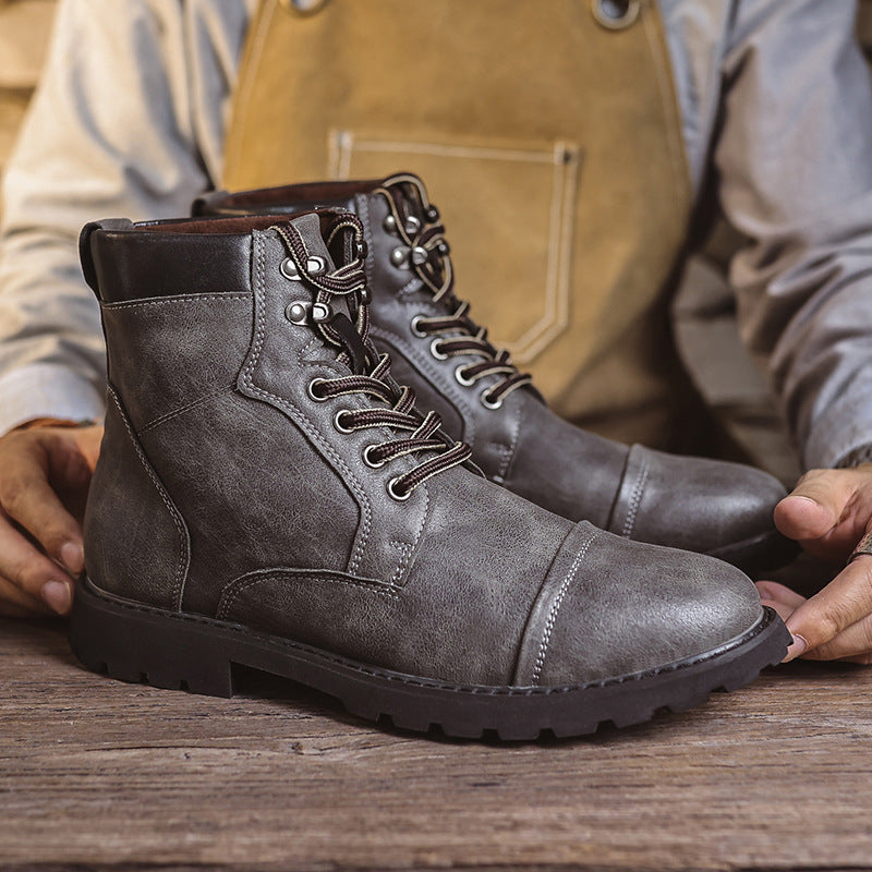Men's High-Top Chunky Work-Style Boots - Coalboyz product image 6