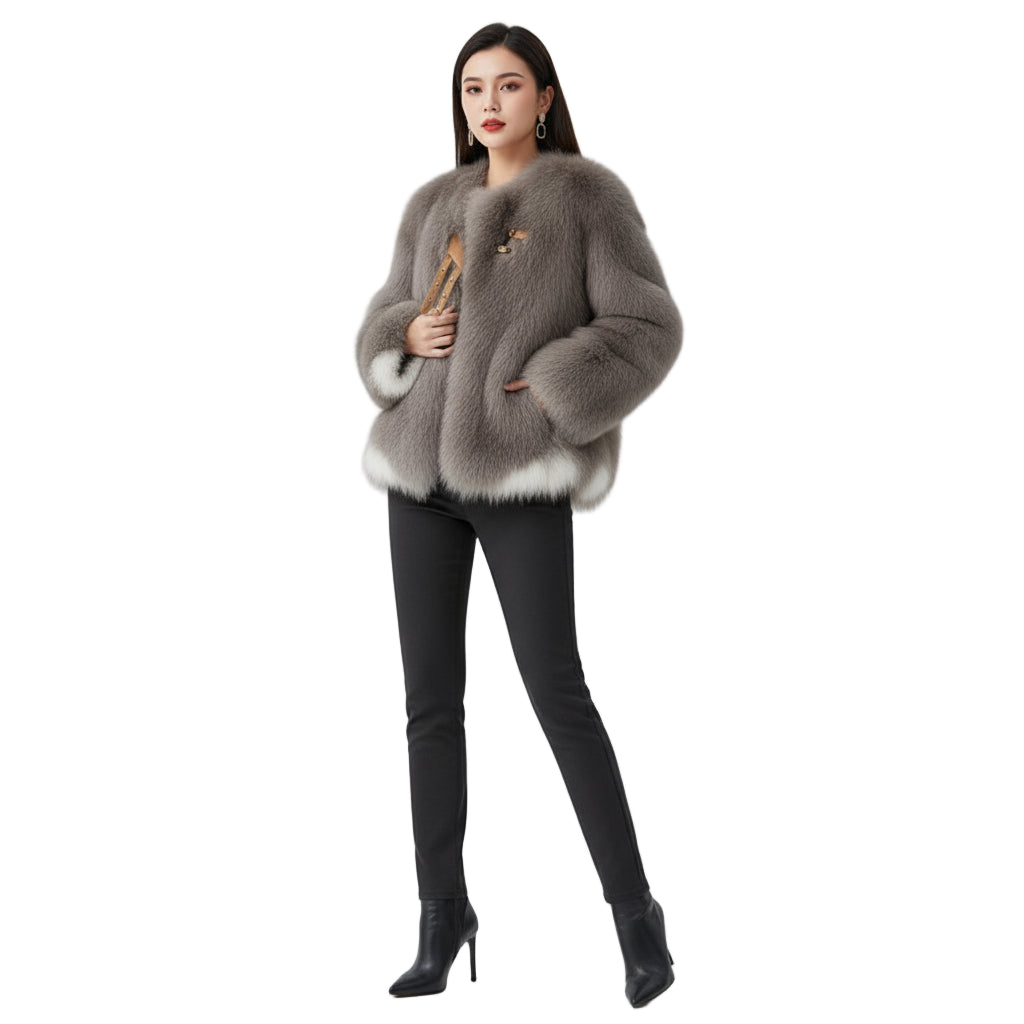 Short Autumn Leisure All-match Loose Button Top For Women