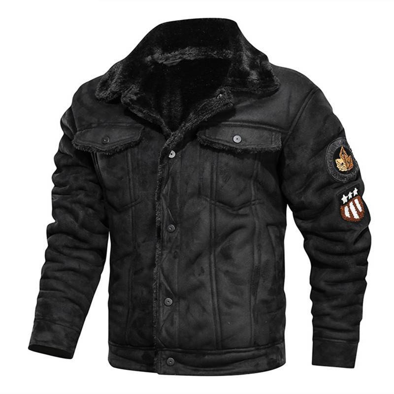 Fur integrated leather clothing