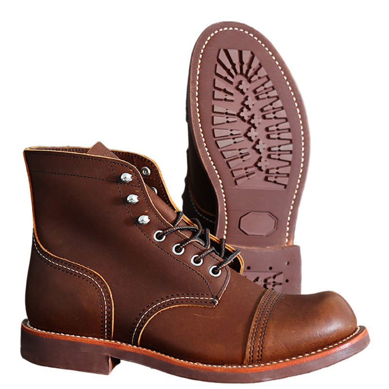 Vintage Work Boots High-top Casual Locomotive