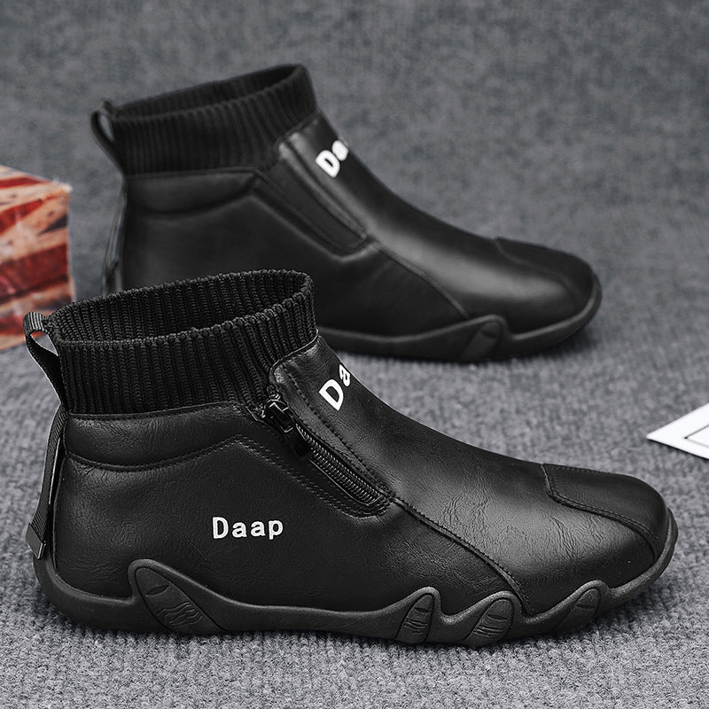 Fashion Casual Shoes Martin Boots Men