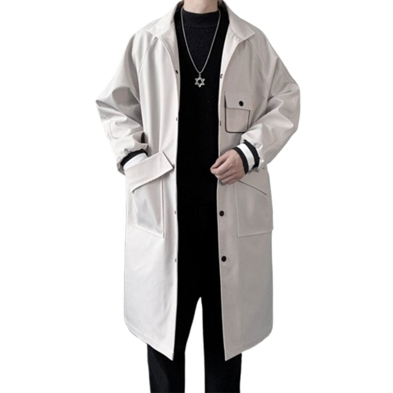 Men's Mid-length Temperament Overknee Overcoat