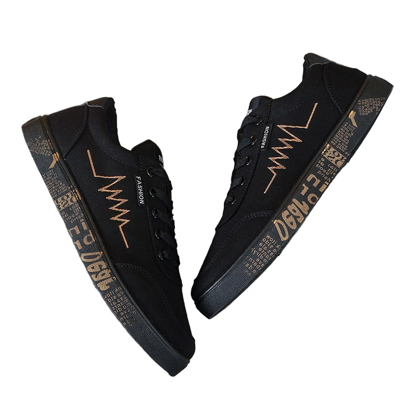 Men's canvas shoes sports casual men's shoes flat shoes men