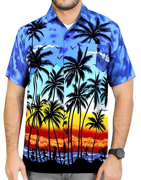 Hawaii Beach 3D Printed Short Sleeve