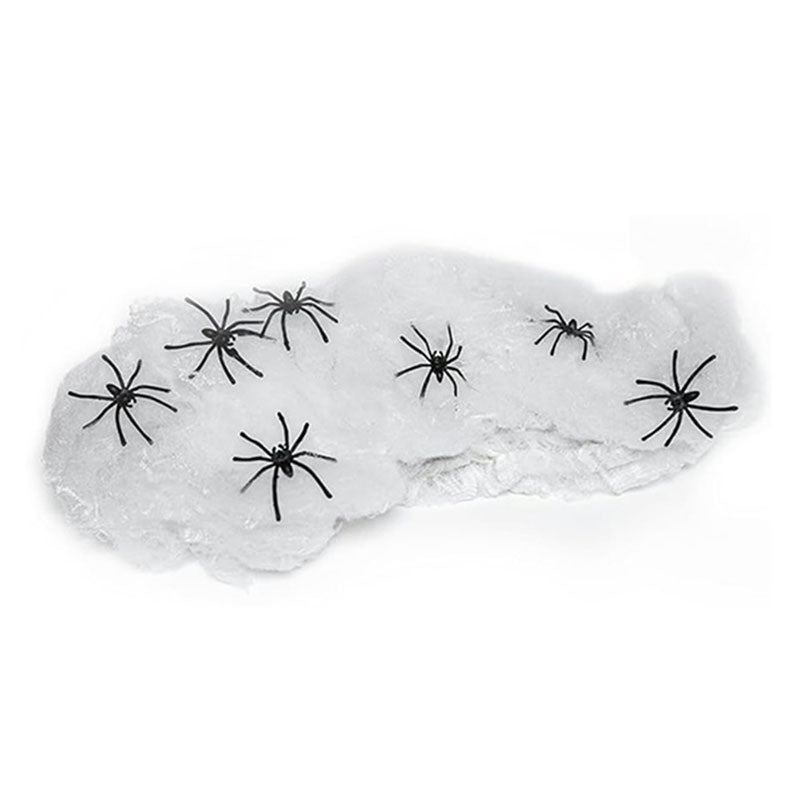 Halloween Decoration Cotton Spider Web Atmosphere Layout Props