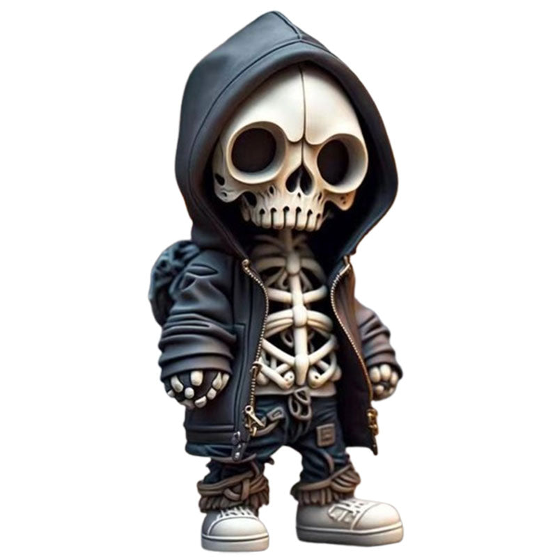 Halloween Cool Skeleton Figurines Halloween Skeleton Doll Resin Ornament Home Decor