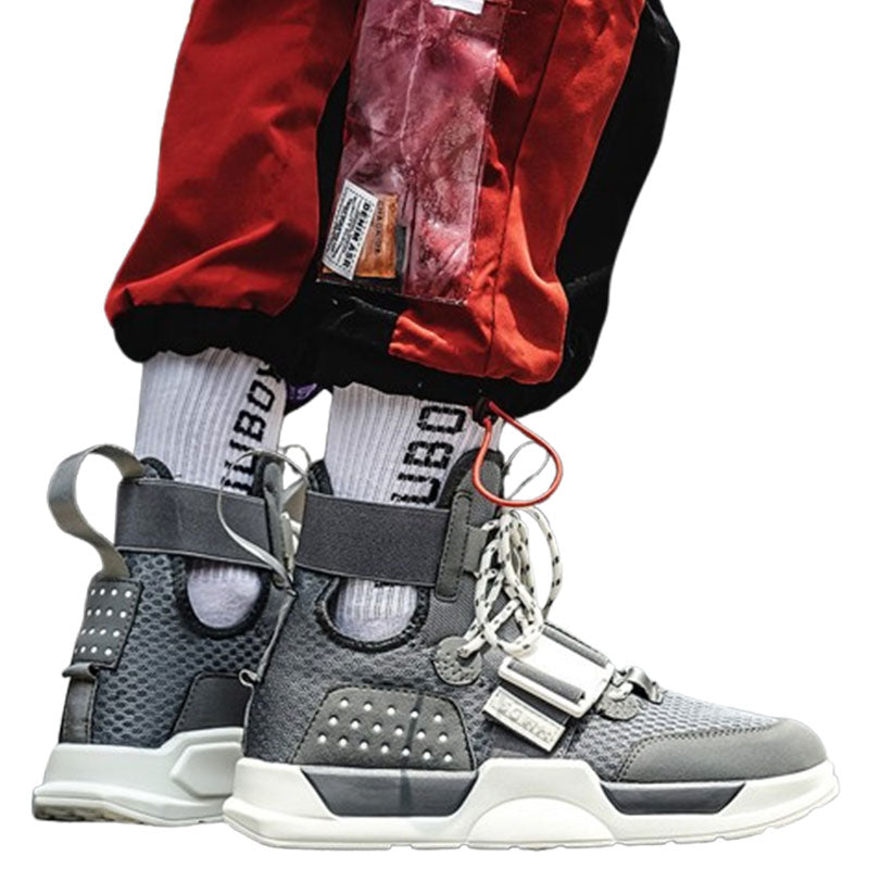 High-top Hoverboard Shoes Boys Trendy Shoes Couple Casual Fashion Sports Daddy Shoes