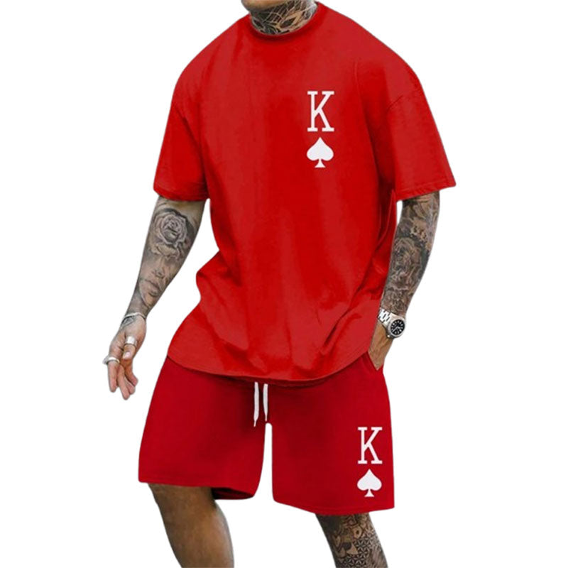 Personality Men's 3D Digital Printing Suit