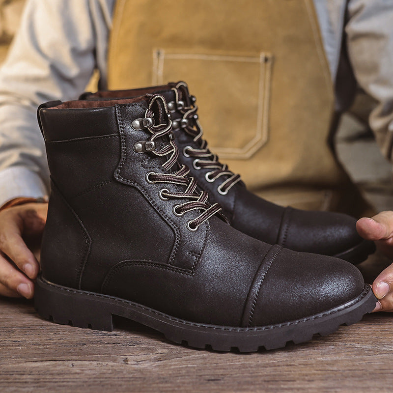 Men's High-Top Chunky Work-Style Boots - Coalboyz product image 3