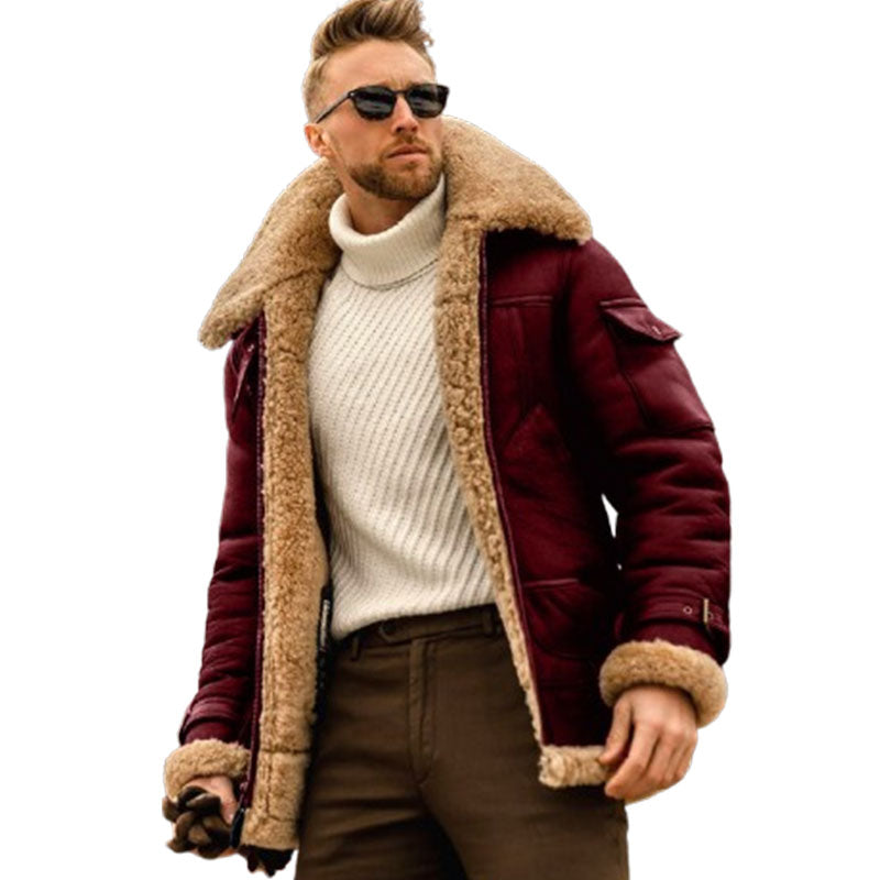 Winter Jacket Mens Military Fleece Warm Jackets Male Fur Collar Coats Army Tactical Jacket