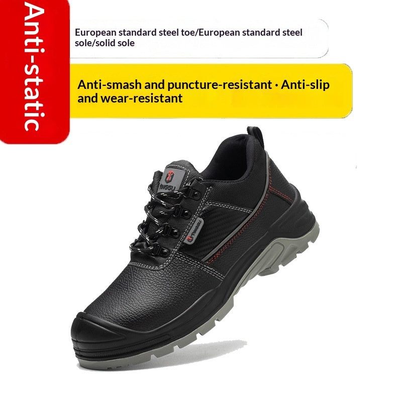 Men's High-Top Leather Work Boots - Coalboyz product image 8