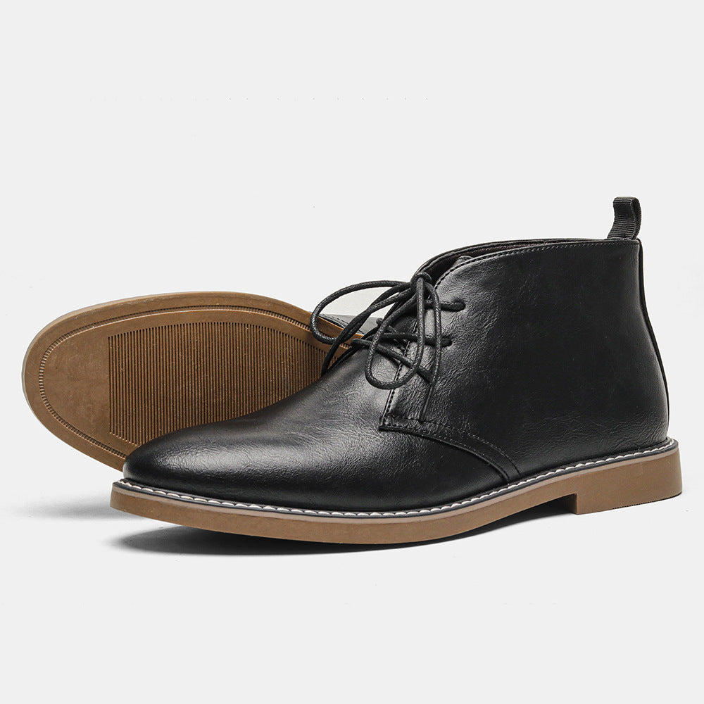 Men's Casual Mid-Height Ankle Boots - Coalboyz product image 3