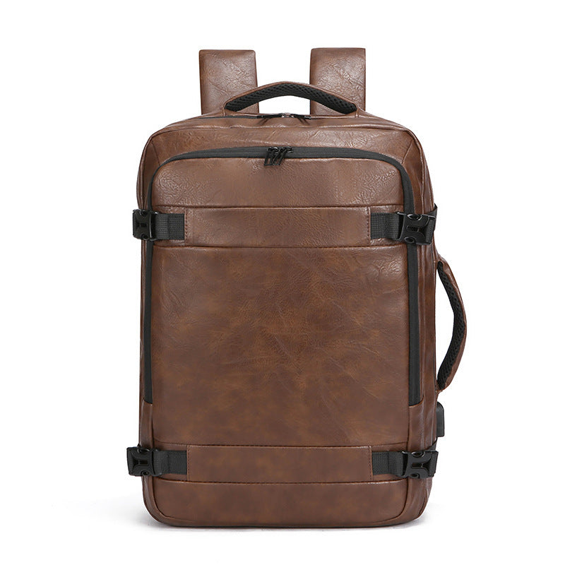Multi-functional Scalable Computer Bag Solid Color