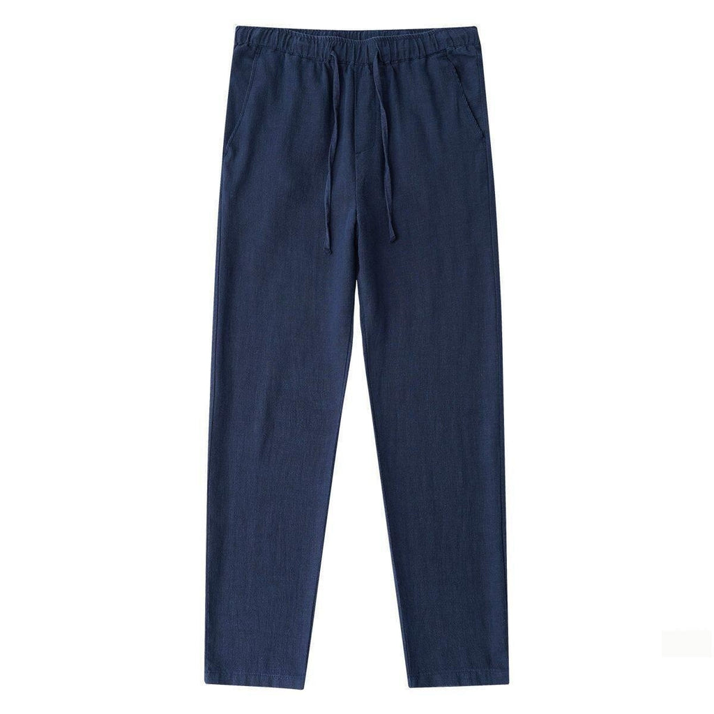 Men's Cotton And Hemp Classic Casual Set
