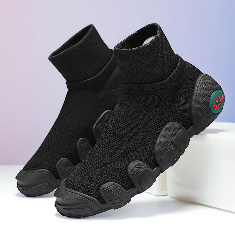 Breathable Knitted Mesh Sneakers Casual Sports Shoes
