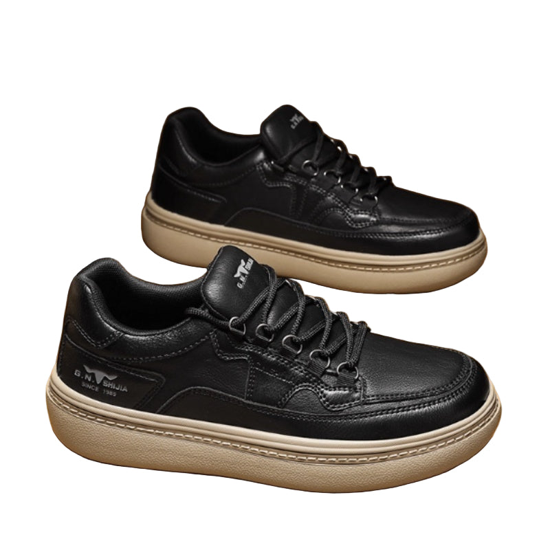 Men's Synthetic Leather Casual Sneakers