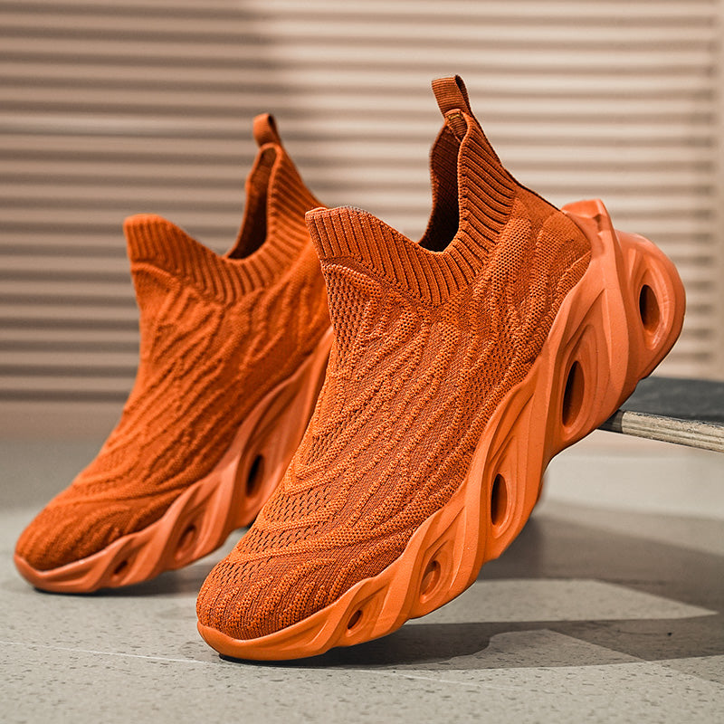 New Summer Flyknit Mesh Breathable Soft-Soled Sock Shoes