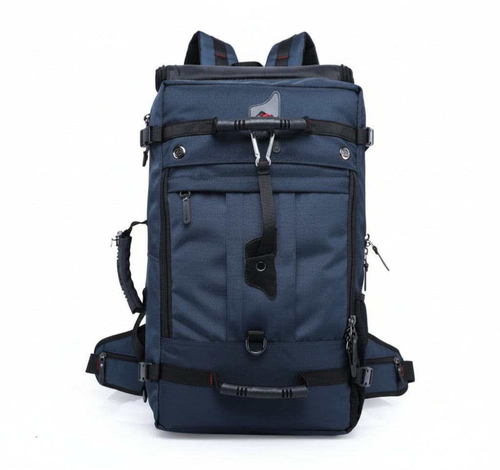 New double shoulder bag Oxford cloth bags male outdoor backpack large capacity baggage bag multifunction hiking bag