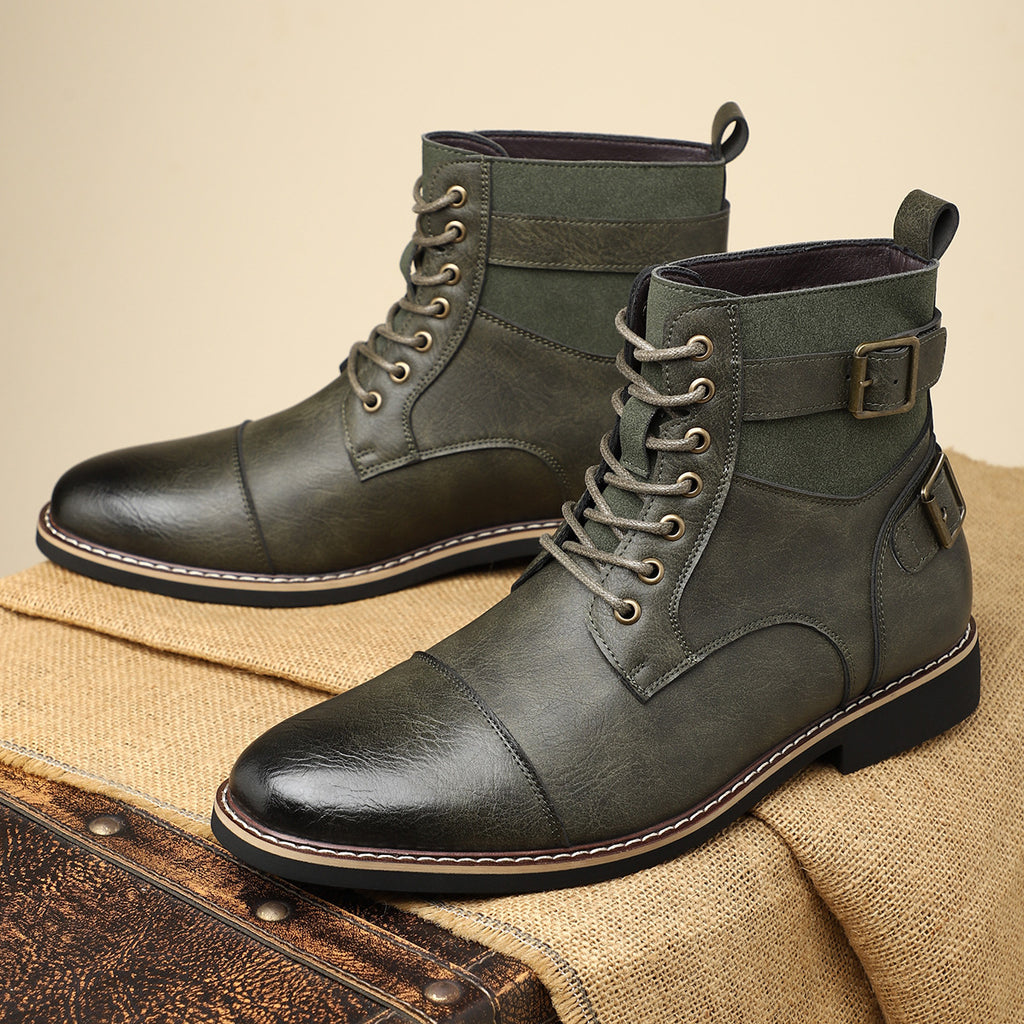 Men's Retro Pointed-Toe Slip-On Boots - Coalboyz product image 4