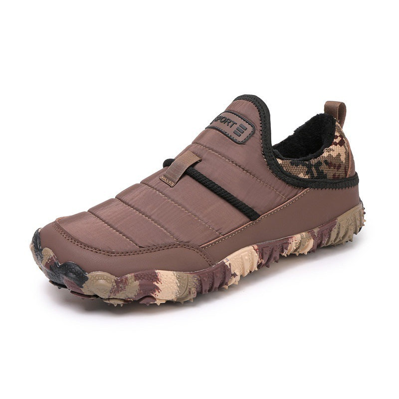 Snow Boots Outdoor Couple Leisure Non-slip Anti-velvet Warm Cotton Shoes