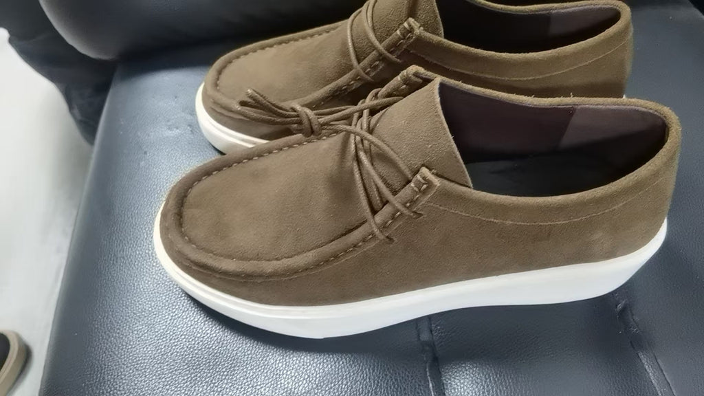 British Style Fashion Men's Breathable Shoes Casual Work Shoes