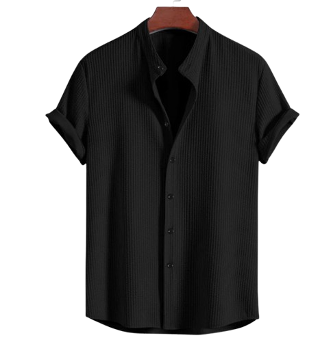 Short Sleeve Loose Shirt Top Summer Mens Clothing