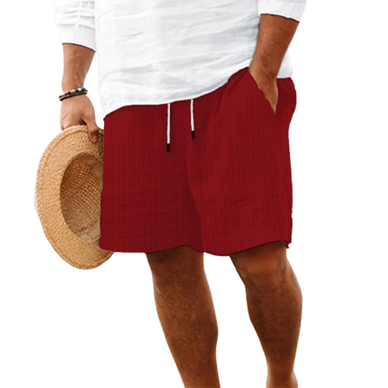 Stripe Print Shorts Summer Fashion Drawstring Sweatpants Casual Clothing For Men