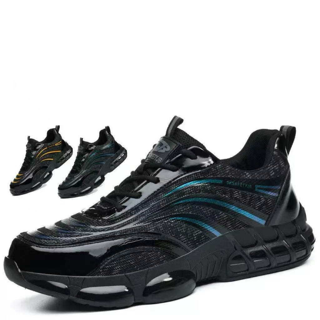 PU Leather Labor Protection Shoes With Anti-smashing Function