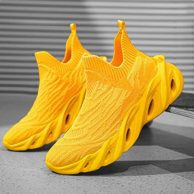 New Summer Flyknit Mesh Breathable Soft-Soled Sock Shoes