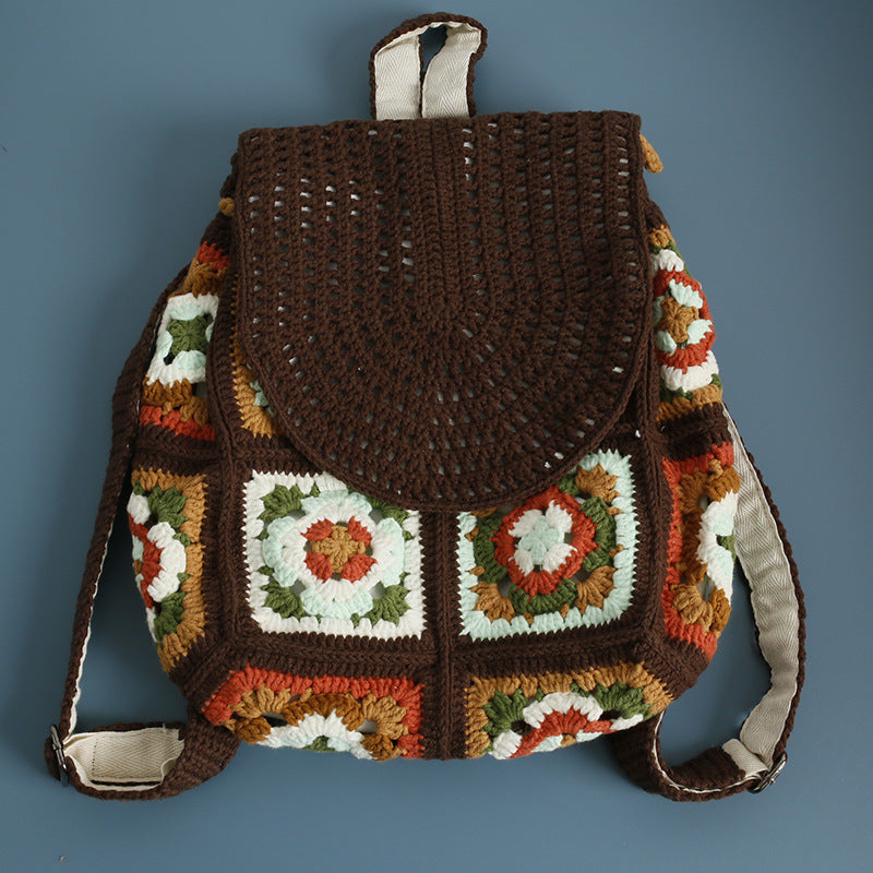 Handmade Wool Crocheted Ladies Shoulder Bag