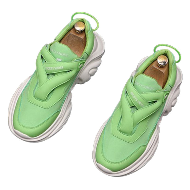 Youth Lace-up Super Hot Old Man Shoes With A Hundred