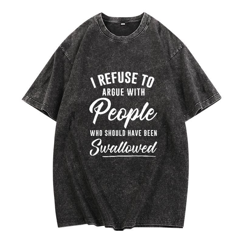 Men's Loose-Fit Funny Everyday Short-Sleeve Top