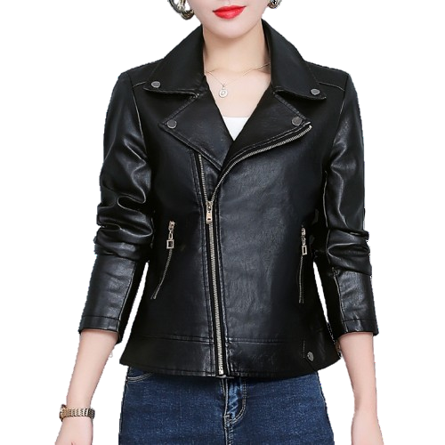 Leather Jacket Versatile Short Coat