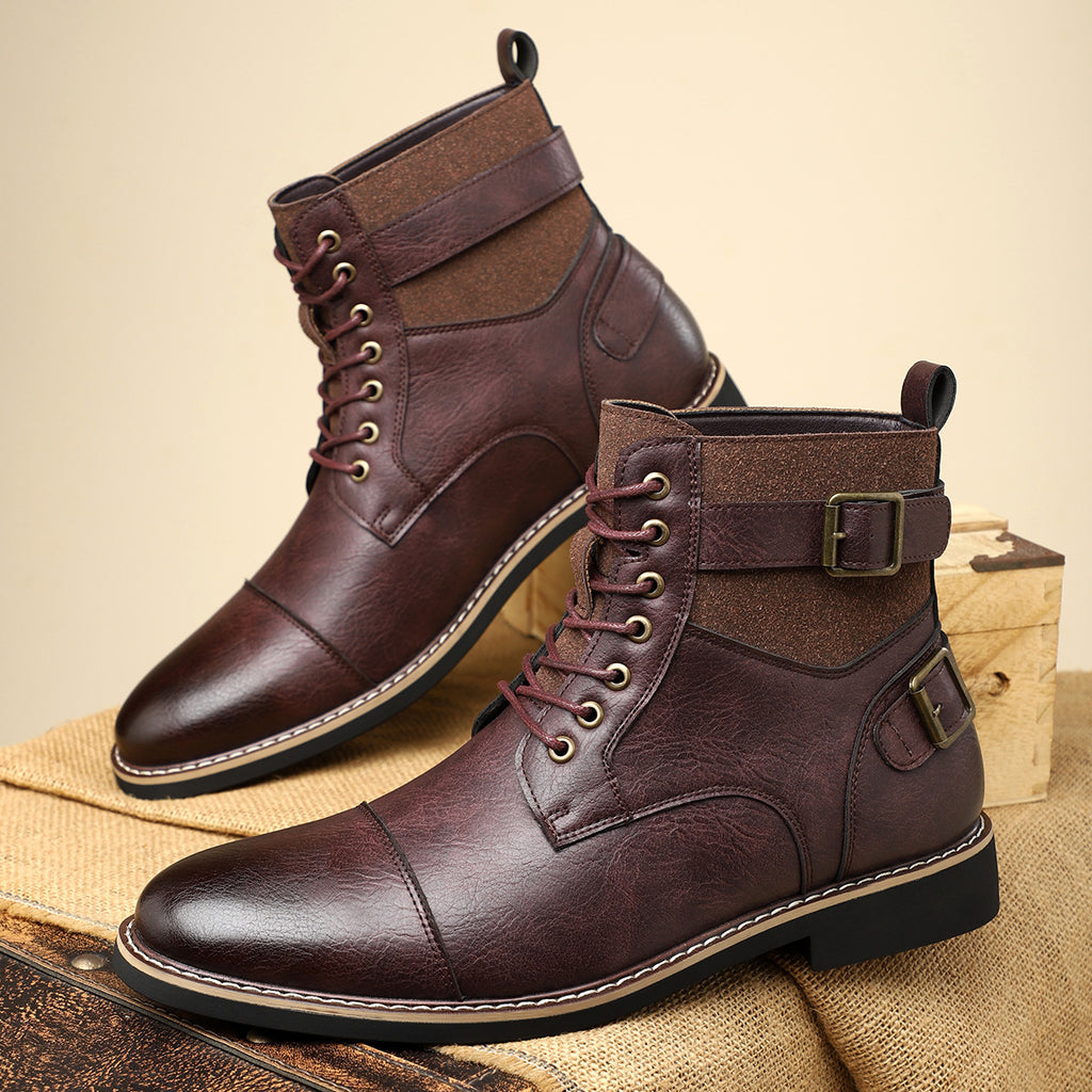 Men's Retro Pointed-Toe Slip-On Boots - Coalboyz product image 10