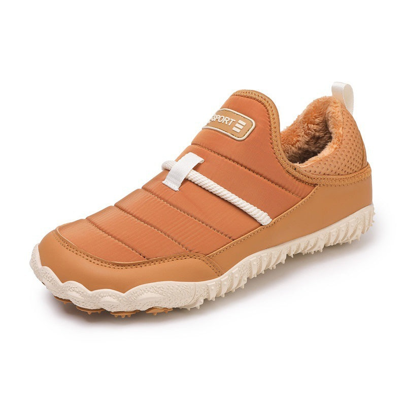Snow Boots Outdoor Couple Leisure Non-slip Anti-velvet Warm Cotton Shoes