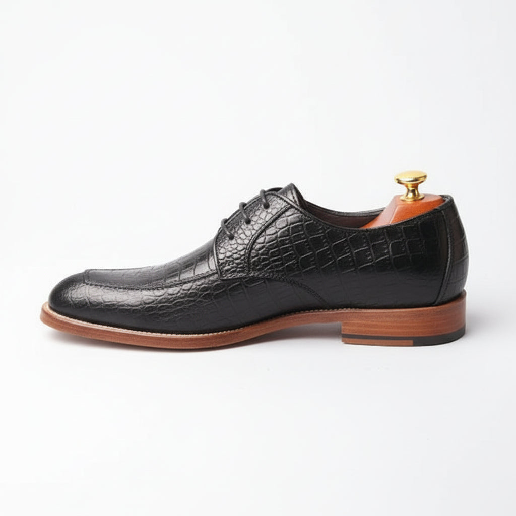 European And American Retro Men's Shoes Trend Lace Up Leather