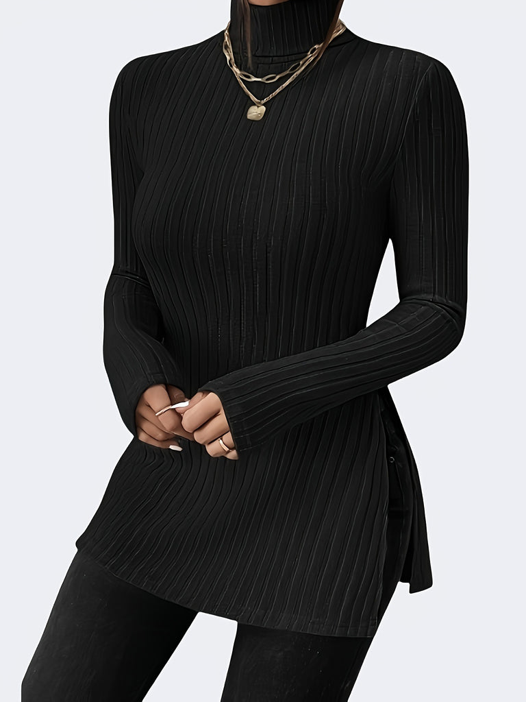 Women's Fashionable Striped Mid-length Top