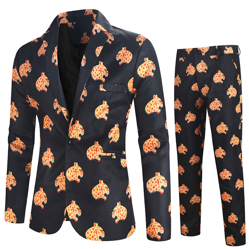 Digital New Print Leisure Suits For Men Two-piece Set