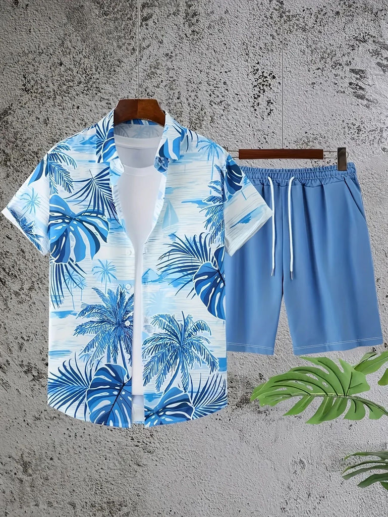 Amazon Men's Summer Suit Ice Breathable Casual Suit Shirt Men's Shirt