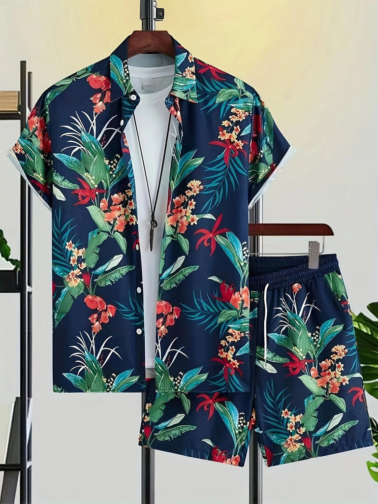 Amazon Men's Summer Suit Ice Breathable Casual Suit Shirt Men's Shirt