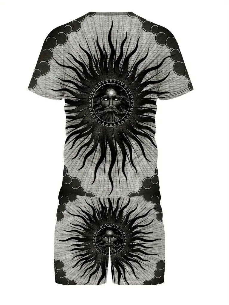 3d Printing Fashion Men's Casual Loose Outfit