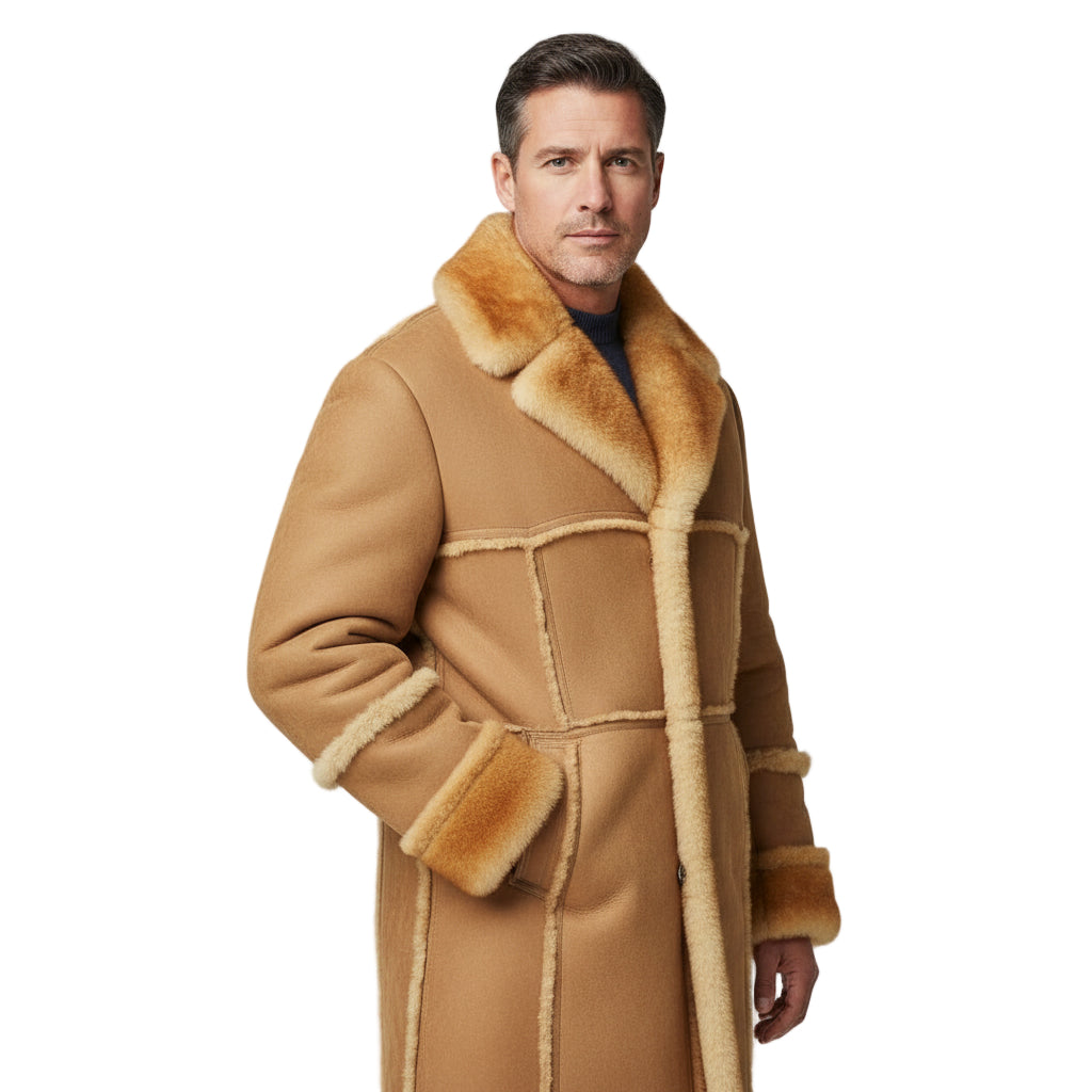 Warm Plush-lined Coat For Men