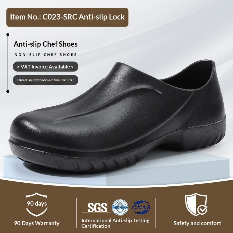 Spring Non-Slip, Oil-Resistant, Comfortable Chef Work Shoes