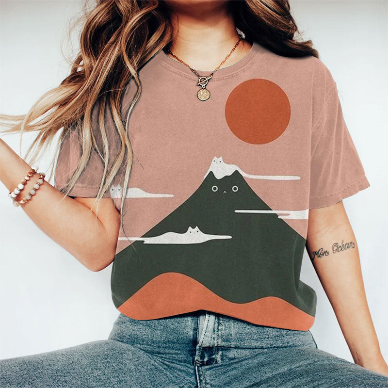 Women's Creative Design Casual Top With Print