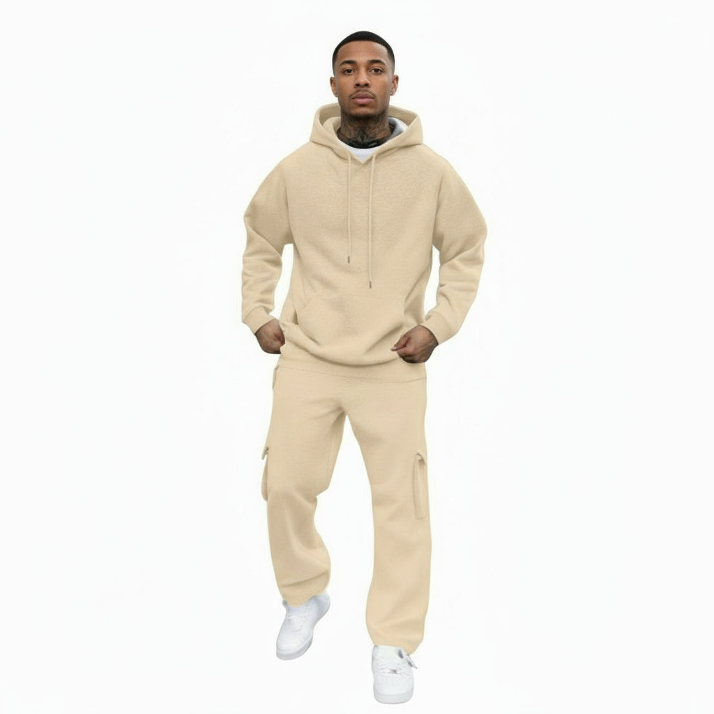 Men's New Autumn And Winter Fashion Hooded Pullover Suit