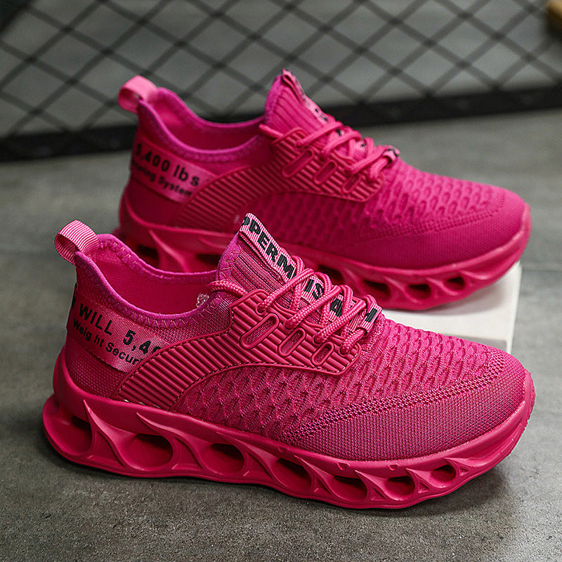 Large Size Autumn Fly Woven Mesh Casual Running Shoes