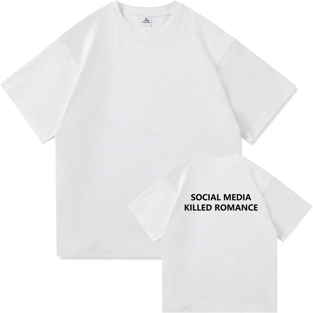 Fashionable Men's And Women's Short Sleeves